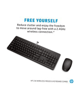 HP 230 Wireless Keyboard and Mouse Combo
