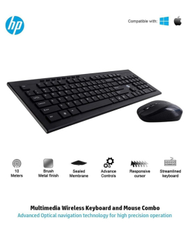 HP Wireless Keyboard and Mouse Combo CS10 – Black