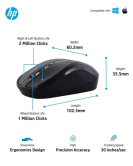 HP Wireless Keyboard and Mouse Combo CS10 – Black