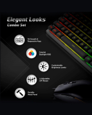 HP Gaming Keyboard and Mouse Combo KM300F