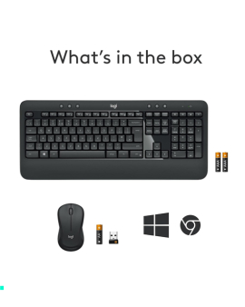 Logitech MK540 Wireless Keyboard and Mouse Combo