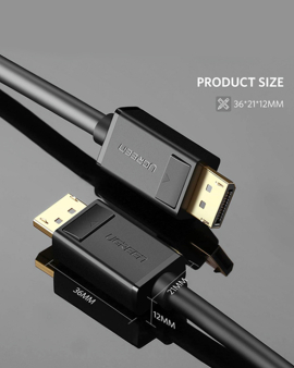 UGREEN DP Male to Male Cable