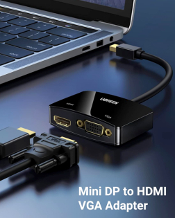 UGREEN Mini DP to HDMI + VGA Converter