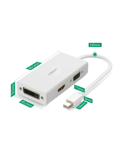 UGREEN Mini DP to HDMI/VGA/DVI Converter