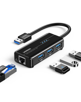 UGREEN USB 3.0 Hub with Gigabit Ethernet Adapter