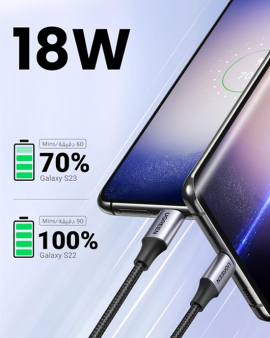 UGREEN USB 3.0 A Male to Type C Male Cable Nickel Plating