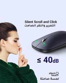 UGREEN Portable Wireless Mouse (Black) MU001